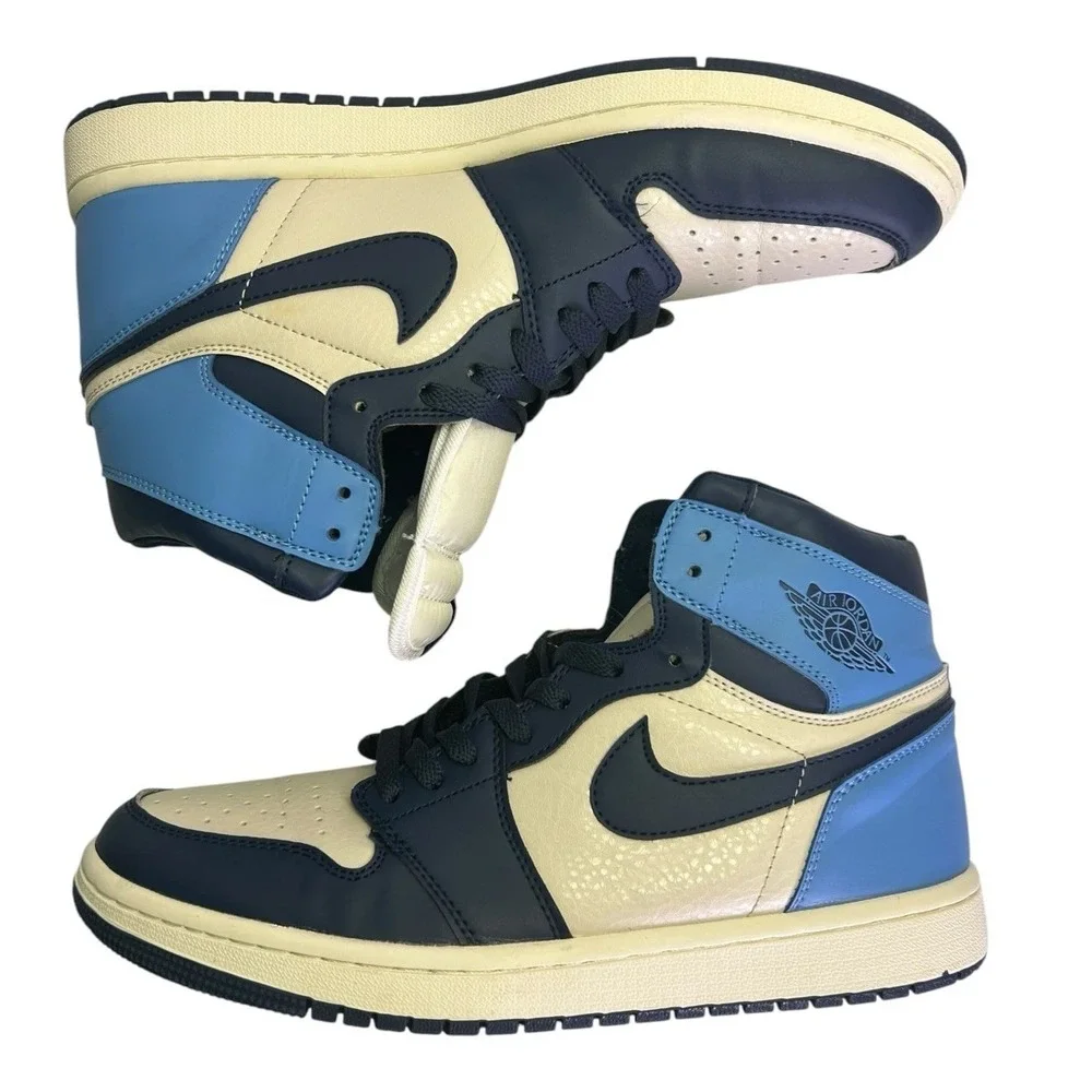 Nike Air Jordan 1 Retro High OG Obsidian University Blue 555088-140 Size 12 Men